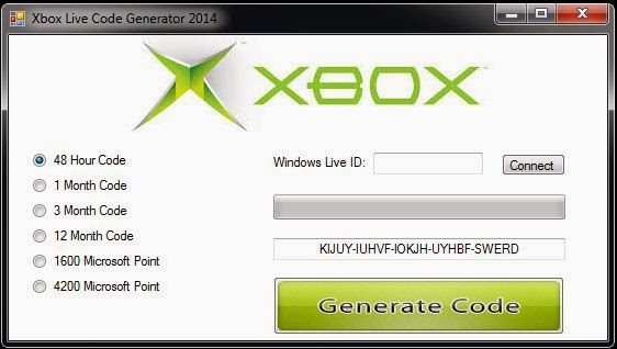 How To Download A Xbox Live Code Generator For Free
